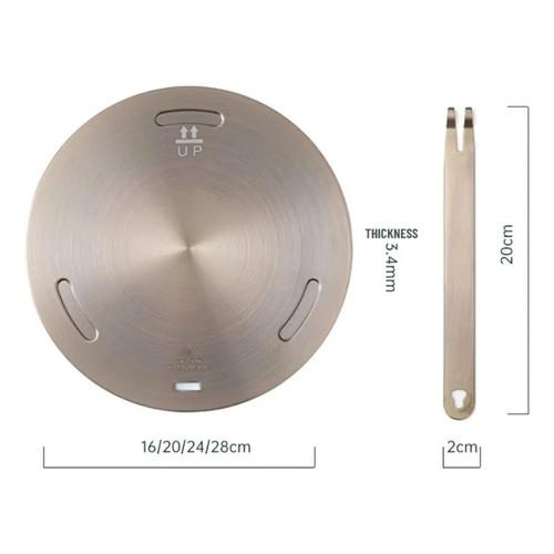Induction disc hob - disc, converter