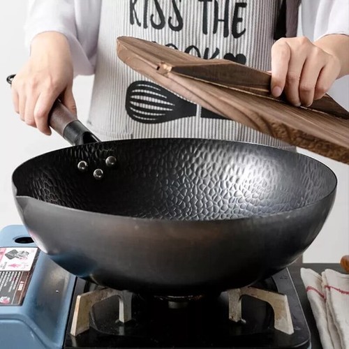 32cm household pure iron - 32cm, wok