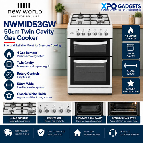 New world nwmid53gw 50cm - world, twin